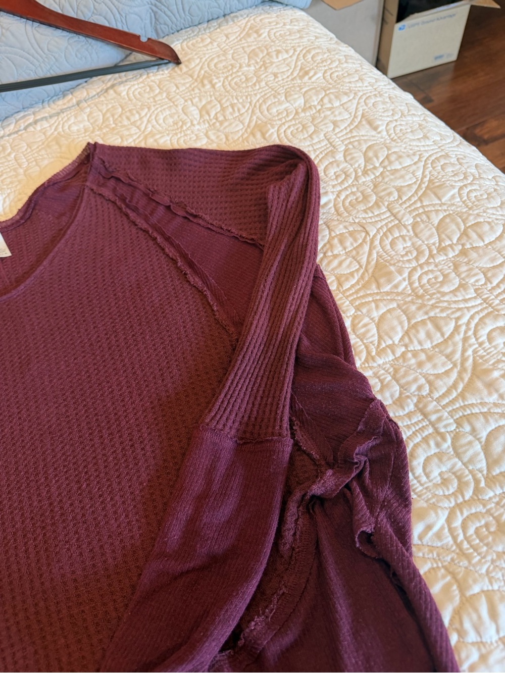 Free People - We The Free Catalina Waffle Knit Top Small - Picture 7 of 11